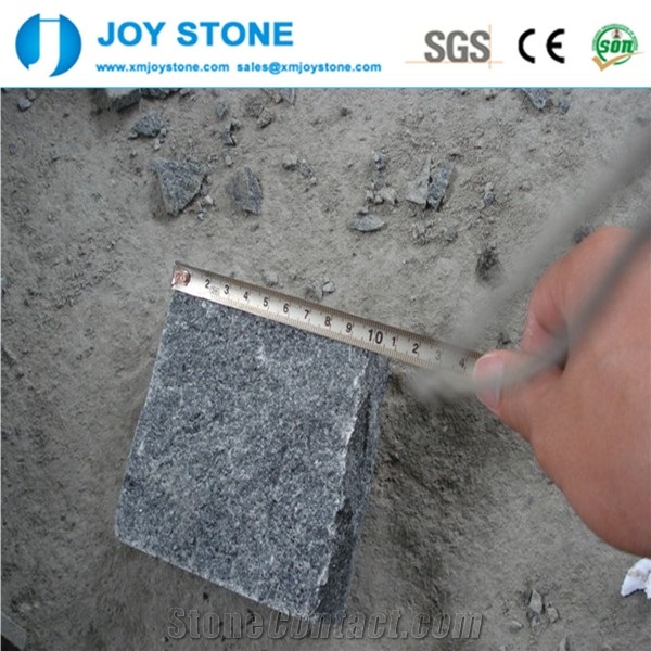 Chinese Cheap Dark Grey Outdoor Cube Granite Paver