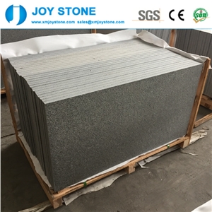 Chinese Dark Grey Granite G654 Outdoor Flamed Tile