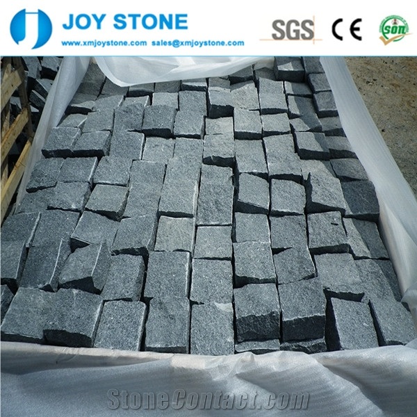 Hot Sale Dark Black Granite Curb Stone