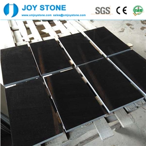 Polished Shanxi Absolute Black Granite Floor Tiles