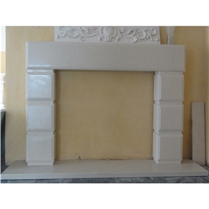 Artificial Stone Fireplace 3d Carving Fireplace