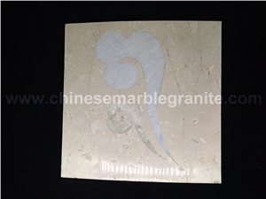 Botticino Classico+White Jade Marble 3d Tiles