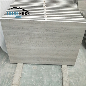 China Teakwood White Marble Tiles