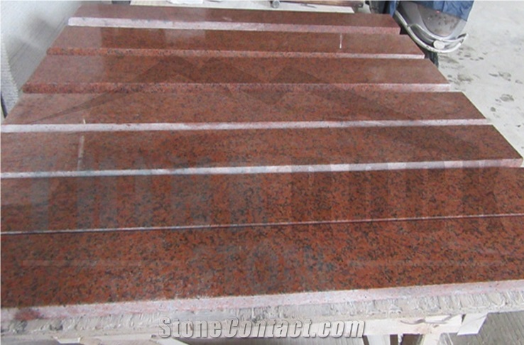 China Tianshan Red Granite Tile Granite Basin