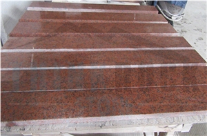 China Tianshan Red Granite Tile Granite Basin