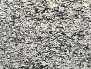 Chinese Wave Spray White Granite Tiles