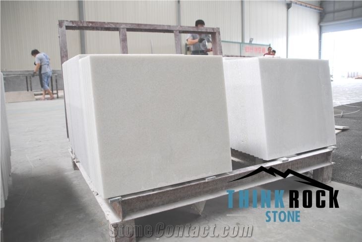 Crystal White Marble Interior Wall Cladding Tiles