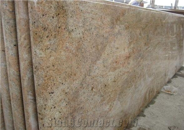 Kashmir Gold Granite Countertops Pre-Fabricated