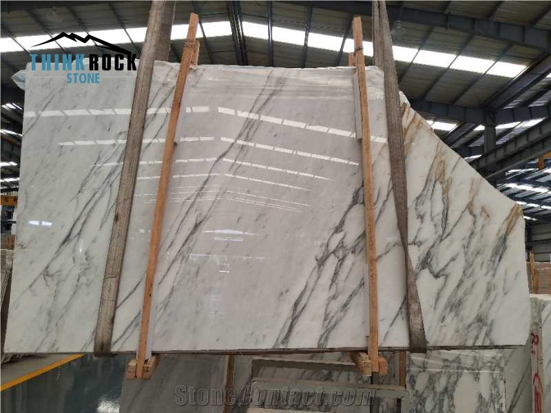 Natural Calacata White Marble Slabs for Wall/Floor