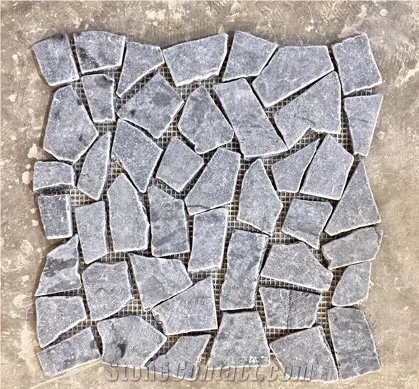 Pebble Mosaic Grey Mosaic Walling Backsplash