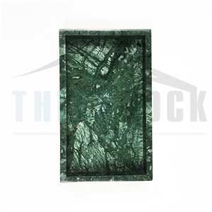 Polished Marble Tray, Green Marble