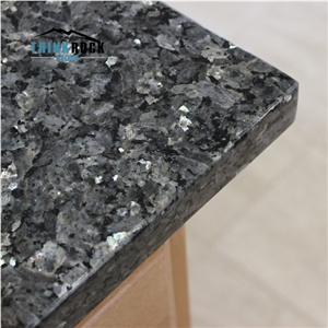 Prefab Blue Pearl Granite Kitchen Countertops