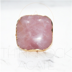 Semiprecious Crystal Pink for Wardrobe Handle Type