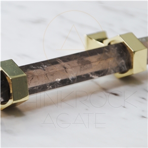 Smoke Crystal Brown for Wardrobe Handle from China