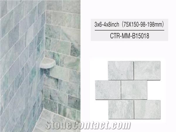 Verde Ming Green Marble Wall/Floor Random Tiles