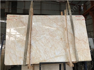 Golden Spider Marble Slab Tiles for Interior Decor