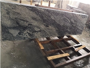 New China Juparana Silver River Black Granite Slab