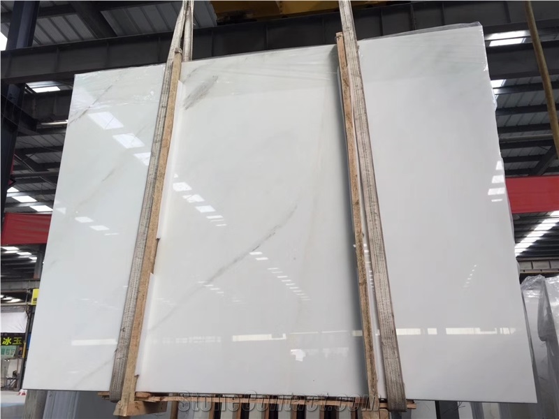 Wholesale Chinese Pure White Jade Marble Slabs