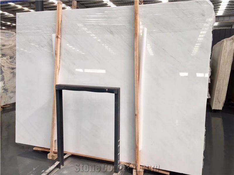 Wholesale Chinese Pure White Jade Marble Slabs
