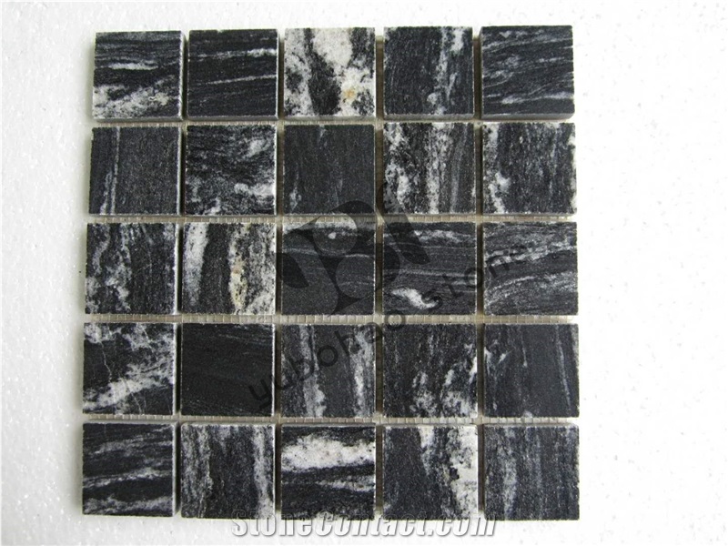 Black Color Granite Ledger Stone for Wall Cladding
