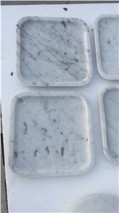 Carrara White Marble Pedestals, Kitchen, Homedecor