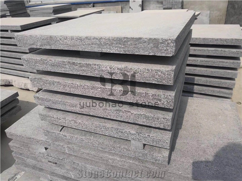 Cheap Chinese Blue Limestone Slabs, Floor Covering