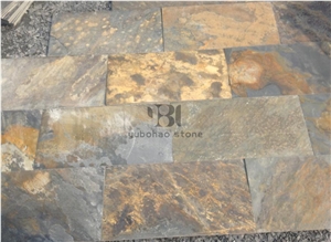 Chian Natural Rusty Slate for Park Decoration Tile