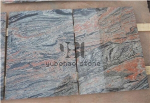 China Cheap Polished Multicolor Red Granitetiles
