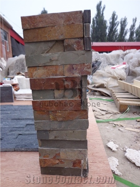 China Cheap Rusty Slate for Park Wall Cladding