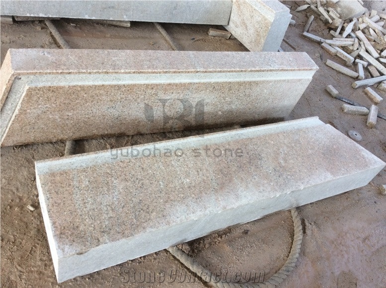 China G682 Granite in Flamed Stair Steps,Treads