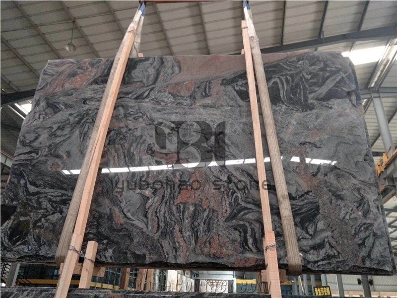 China Multi-Color Red Granite Slab for Countertops