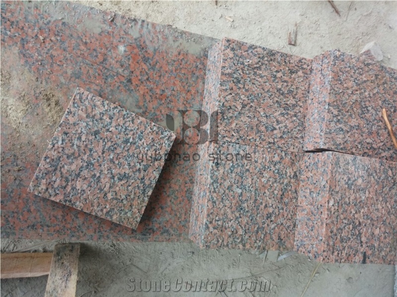 China Red G562 Granite Cube Stone/Decorative Tiles