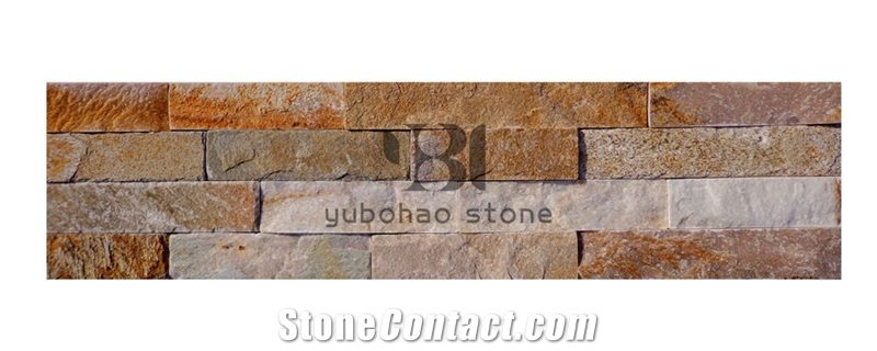 China Yellow Slate/Panels, Artificial Stone Veneer