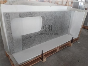 Chinese Light Grey Granite G655 Prefab Countertop