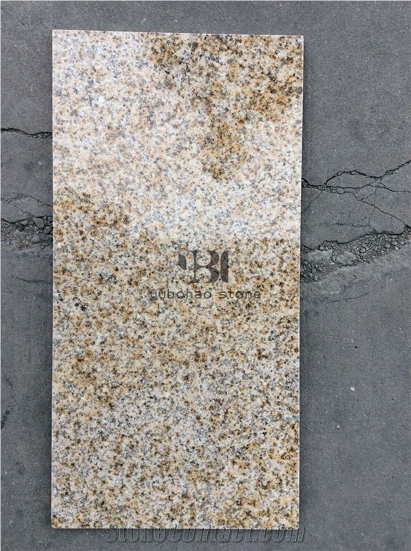 Chinese Sunset Gold Granite,Flamed G682 Kerbstones