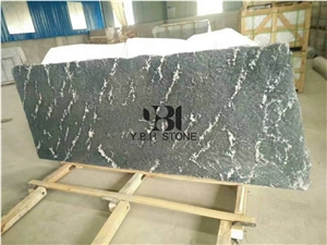 Granite Black Via Lactea Tiles,Jet Mist, Kitchen