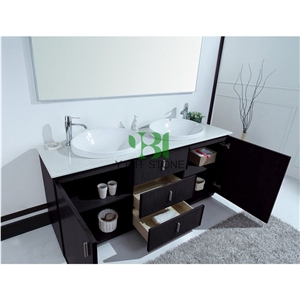 Italian Bianco Cararra White Vanity, Bathroom Top