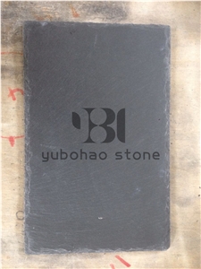 P018 Black Slate Culture/Brick Stacked Stone Tiles