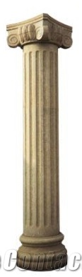 White Cylindrical Column, Roman Greek Columns
