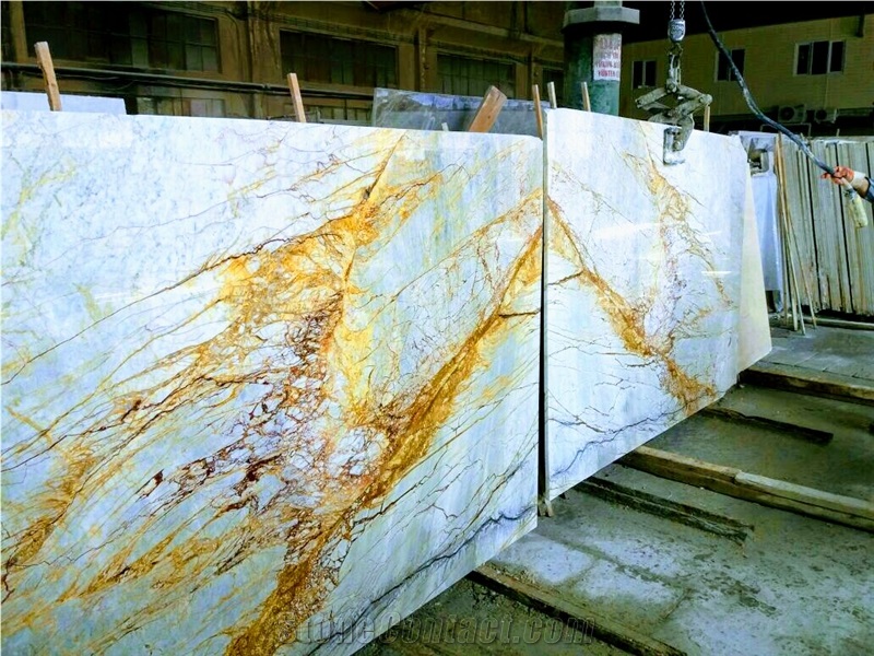 Gold Sea Marble Slabs