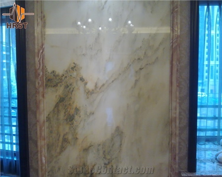 Beautiful Natural Landscape Painting Marble Slab