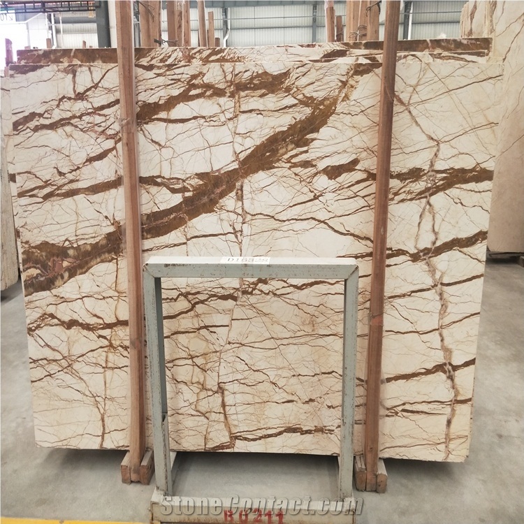 Beige Sofita Gold Marble Slab and Tiels for Sales