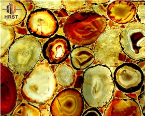 Best Price Backlit Red Agate Stone Slabs