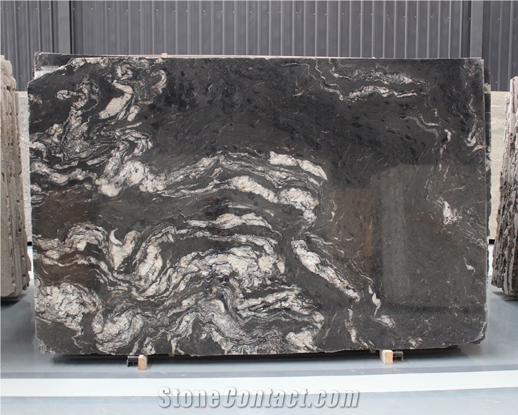 Brazilian Titanium Black Granite Slabs