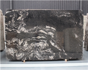 Brazilian Titanium Black Granite Slabs