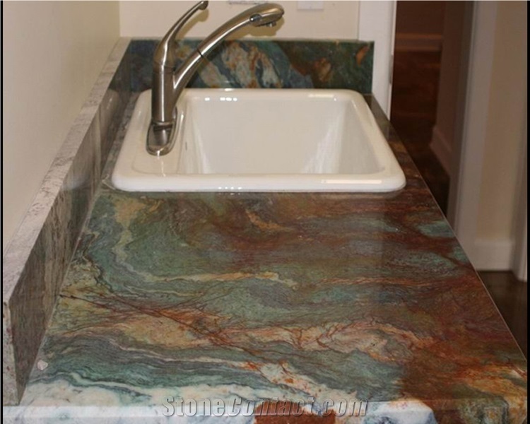 Brazilian Van Gogh Quartzite Countertop