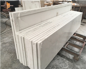 Carrara Marble Look Quartz Kitchen Countertops