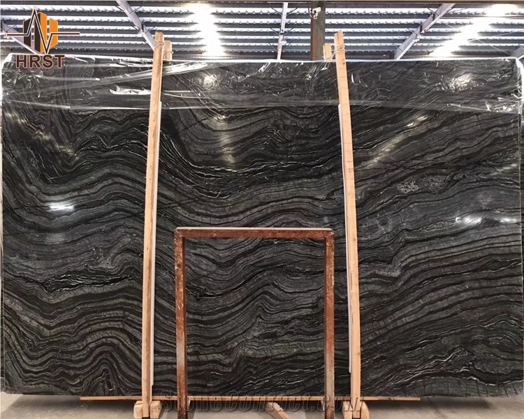 Cheap Price Antique Wood Black Marble for Floor