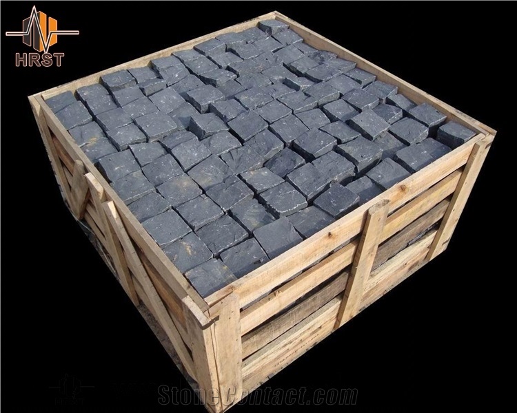 China Natural Zhangpu Black Granite Pavers