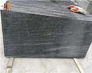 China Wood Grained Grey Granite Tiles & Slabs